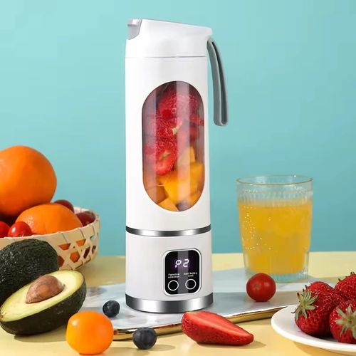 Misturador de suco de frutas de grande capacidade recarregável USB doméstico Processador de alimentos ao ar livre Espremedor de frutas cítrico elétrico portátil Prensa misturadora