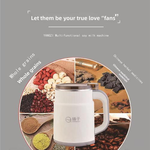 Moinho elétrico portátil multifuncional em aço inoxidável para pó fino, 8 peças, eletrodoméstico ecológico para cozinha.