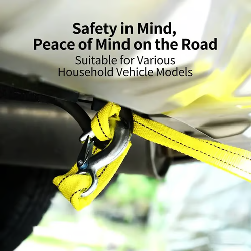 🔥Tow Strap with Hooks 13.12 Foot-4 m