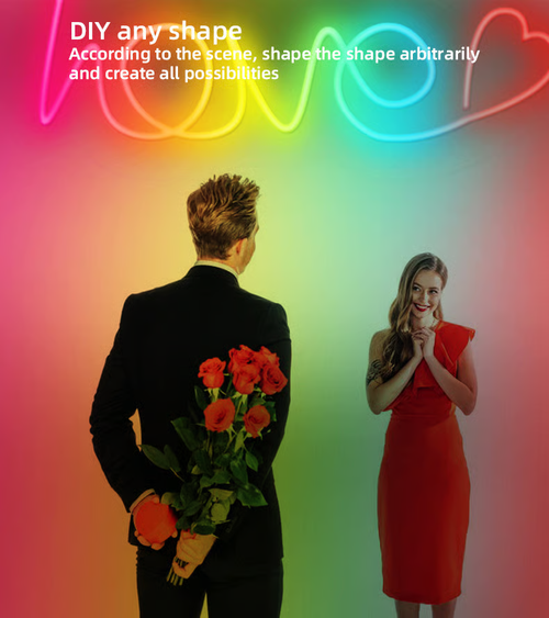 Flexible Silicone LED Strip Lights with Music Control（16.4ft）