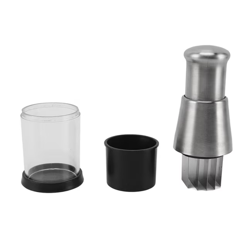 GourmetSlice Deluxe Cutter,Stainless steel, patting knife,Seasoning grinder