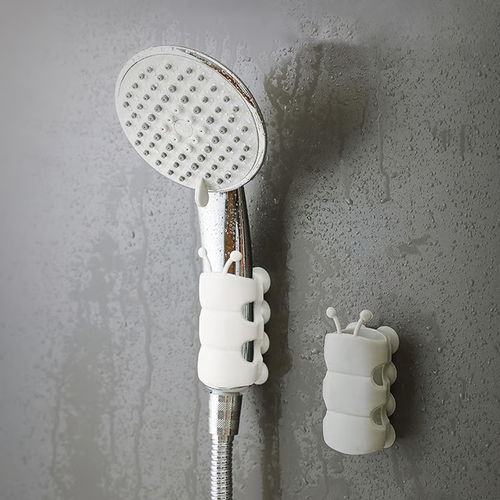 Silicone Shower Head Holder（2 pieces gray）