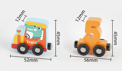 Children's toys,Magnetic Number Train Set