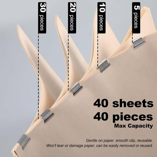 ✨Portable Binder Clip Stapler