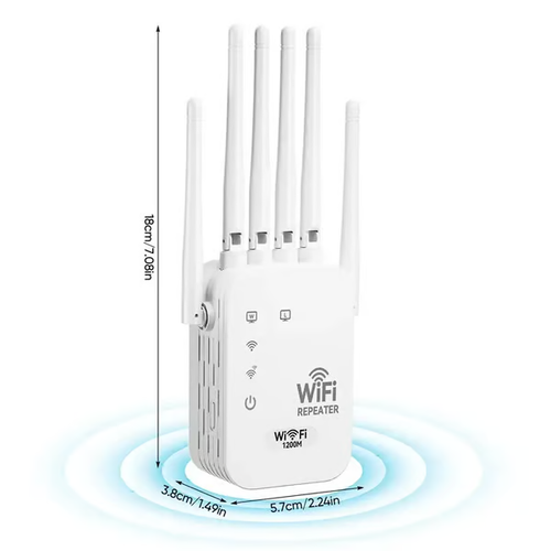 🌟 WiFi Extender 2026 – 6-Antenna Strong Signal, Wider Coverage, Smoother Speed