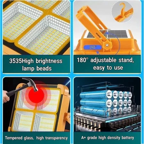 Waterproof Solar Emergency Light 1000w