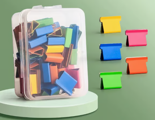 ✨Portable Binder Clip Stapler