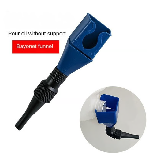 Flexible Wide-Mouth Funnel with Built-in Filter（5pcs）