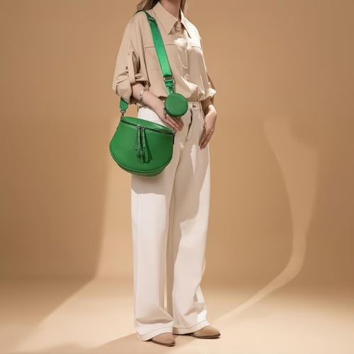 🍂2026 NEW ARRIVAL👜 Large Fanny Pack Crossbody Sling Bags（green）