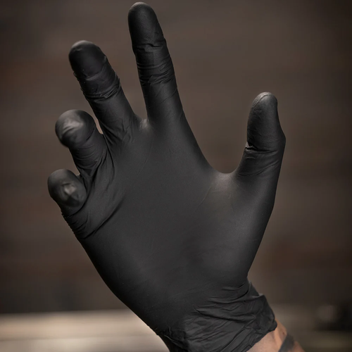 Nitrile Pro Gloves – Heavy Duty, Slip & Stain Resistant, Scratch Resistant(L size,100PCS)