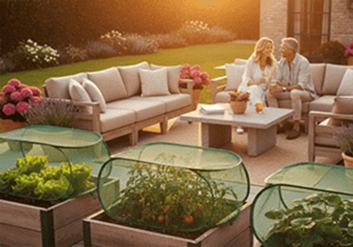 Pop-Up Mesh Plant Cover