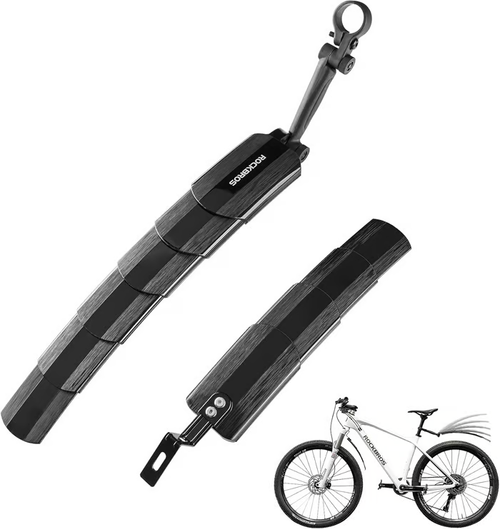 🚲 ROCKBROS Retractable Bike Mudguards - Adjustable Fender Set for MTB & Road Bikes - Instant Mud & Splash Protection