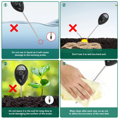 💧Soil Moisture Meter, Plant Watering Monitor, A Great Helper for Gardening and Potted Plants