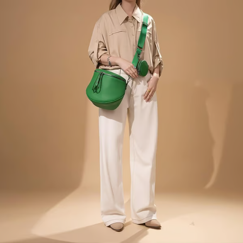 🍂2026 NEW ARRIVAL👜 Large Fanny Pack Crossbody Sling Bags（green）