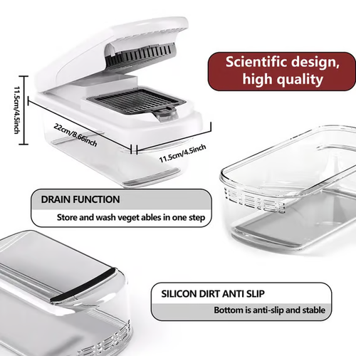 🥕15-in-1 Vegetable Chopper | Multifunctional Food Cutter with Container
