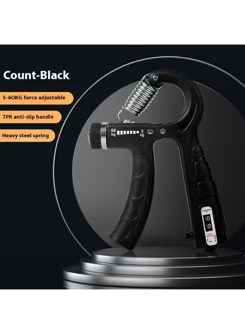 Adjustable Hand Grip Strengthener 5–60KG with Mechanical Counter for Forearm, Wrist, Finger and Hand Exercise, Grip Trainer for Men and Women, Office Workers, Seniors, Teens, Athletes, Home Gym Rehab Training Equipment