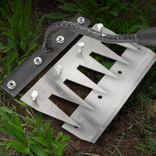 Carbon steel garden weed rake