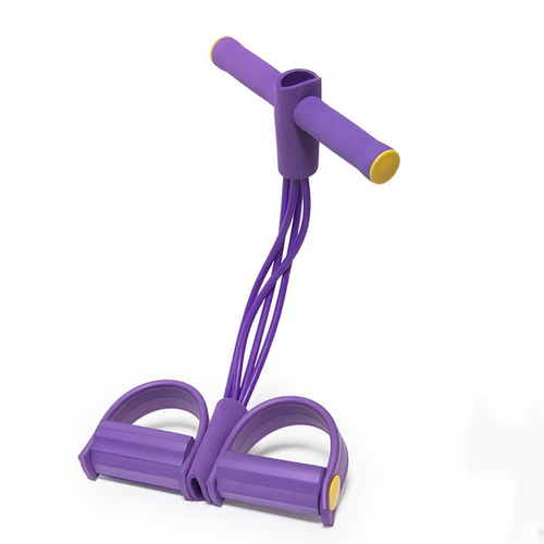 2026 Fitness Resistance Bands-6 Tube Pedal Ankle Puller