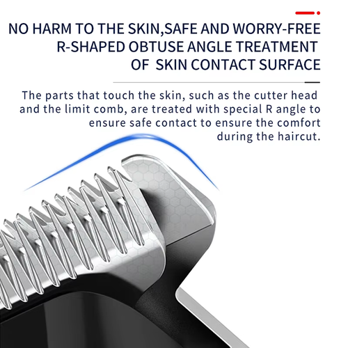 Professional Rechargeable Hair Clipper Km-1512 Hair Cutting Machine Men Hair Clipper For Lithium Battery Led Lcd Display