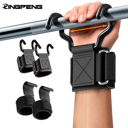 1PairWeight Lifting Hook Wrist Strap