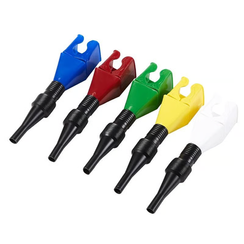 Flexible Wide-Mouth Funnel with Built-in Filter（5pcs）