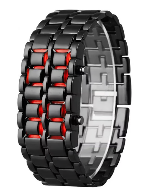 Led Digital Watch（Black Red）