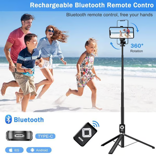 📱New 6 in 1 Selfie Stick With Fill Light
