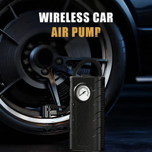 🚗 Wireless Car Air Pump ✨ USB Rechargeable Tire Inflator | Fast Inflation Accurate Pressure Compact Portable Auto Pump