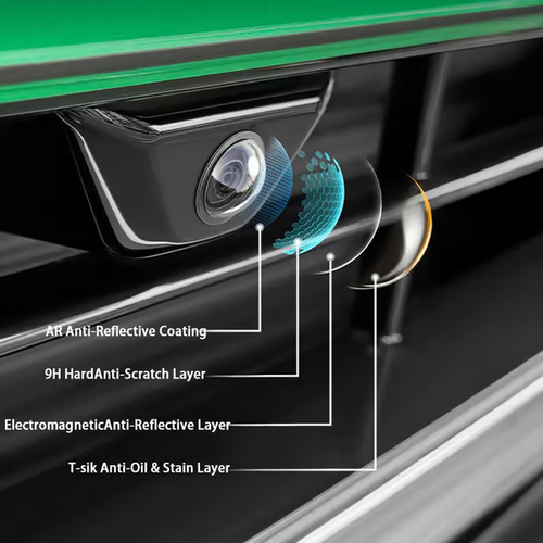 Car camera protective cover, specifically designed for 360° reversing camera, rainproof rear lens cover