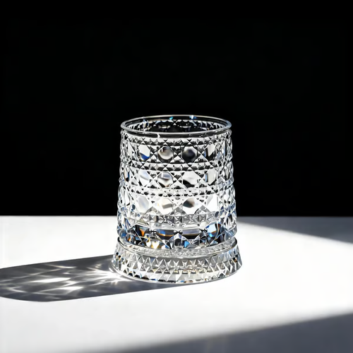 ✨ Diamond Cut Spinning Glass | Elevate Your Home Bar Experience 🏅