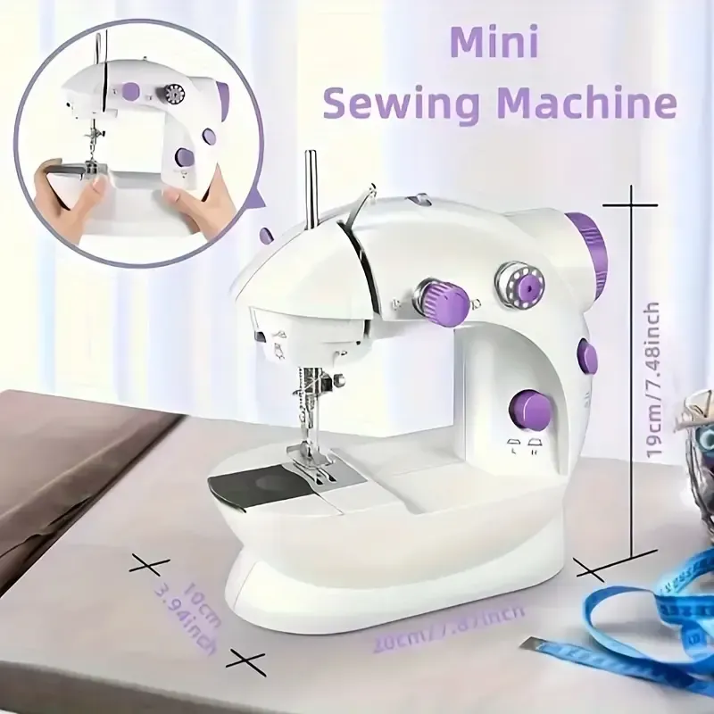 Home Sewing Machine, Mini Electric Sewing Machine - Multifunctional Automatic Sewing Machine Lightweight