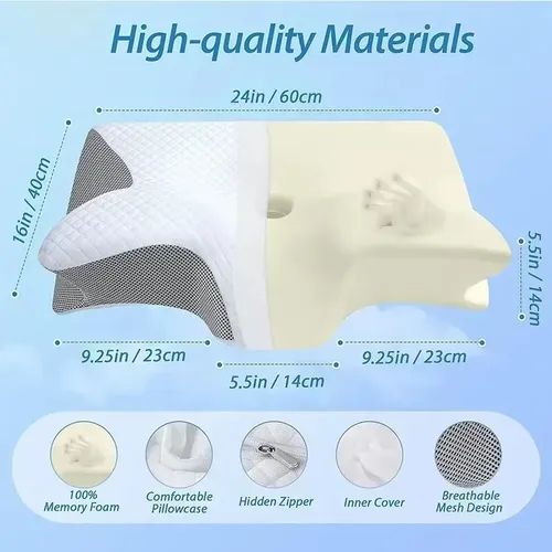 3D Ergonomic Sleep Memory Pillow