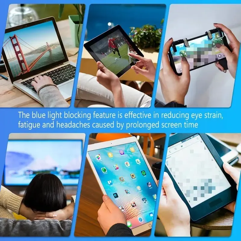 Blue Light Blocking Glasses For Women men Clear Frame Square Eyeglasses Computer Gaming Screen