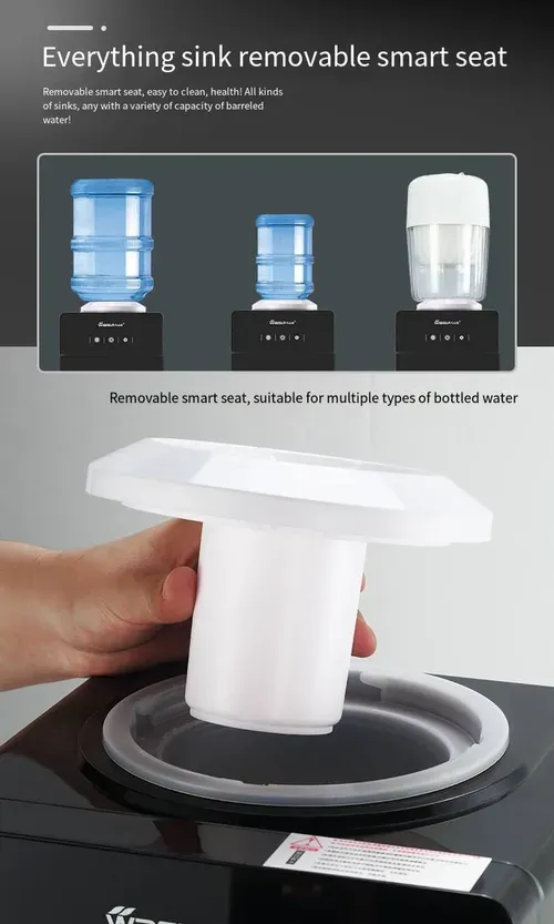 Colorful Vertical Drinking Water Machine Cold and Hot Warm Water Compressor Refrigeration