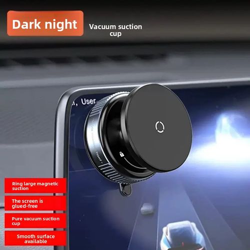 360 ° Adjustable Vacuum Magnetic Phone Holder, Suitable for Car Gym Mirror Shower, Super Strong Suction Cup - Universal Car Mount, Compatible with All Smartphones and Vehicles