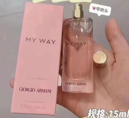 稀有15ml帶噴！正品包郵阿瑪尼自我無界多肉葡萄my way香水摯愛si
