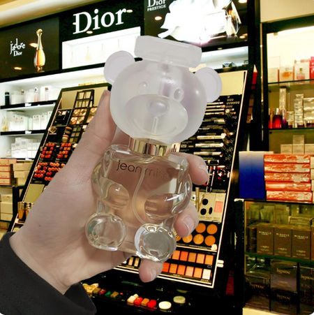 JEAN MISS 泰迪熊香水女士持久留香淡香水花香少女可愛萌女友禮物