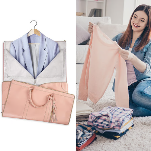 🚀 Travel Smart, Pack Right! Our multi-pocket overnight bag makes organizing effortless.🎒 💖 😎