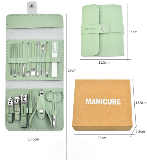 🔥 Good-looking Foldable Stainless Steel Nail Clipper Set