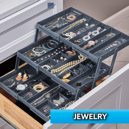 Multi Level Smart Drawer Organizer