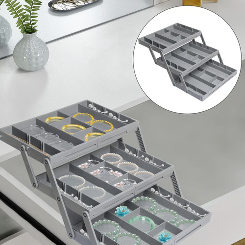 Multi Level Smart Drawer Organizer