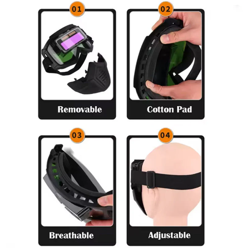 Auto-Darkening Welding Helmet for Eye Safety（50% OFF）