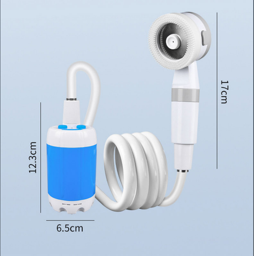 Student dormitory-outdoor camping mobile shower device