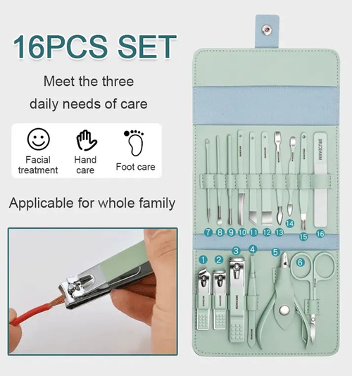 🔥 Good-looking Foldable Stainless Steel Nail Clipper Set
