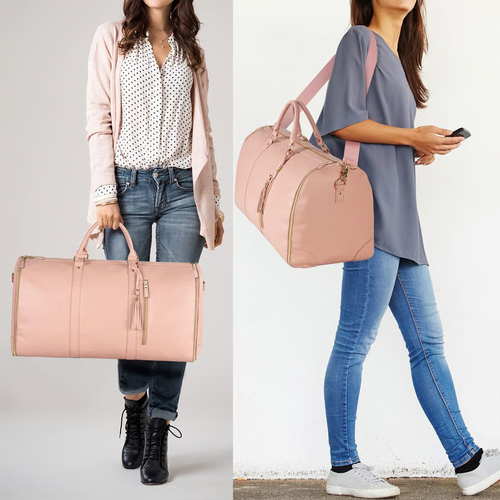 🚀 Travel Smart, Pack Right! Our multi-pocket overnight bag makes organizing effortless.🎒 💖 😎