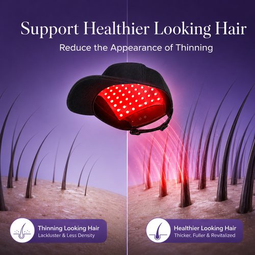 🔥Hot Seller🔥 COD！Portable Red and Blue Laser Hair Care Cap
