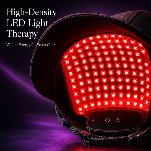 🔥Hot Seller🔥 COD！Portable Red and Blue Laser Hair Care Cap