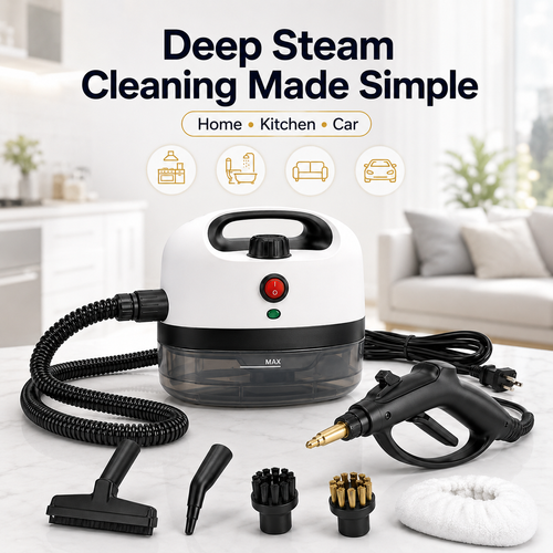 🔥Hot Seller🔥 COD！Compact High-Pressure Steam Cleaner for Removing Grease from Home Kitchens