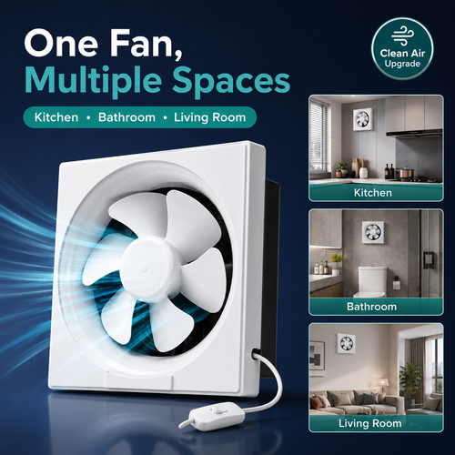🔥Hot Seller🔥 COD！Powerful, Quiet Home Kitchen Range Hood and Bathroom Ventilation Fan