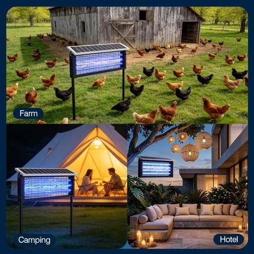 🔥Hot Seller🔥 COD！Outdoor Waterproof Plug-in Fly Killer for Orchard B&B Gardens and Courtyards